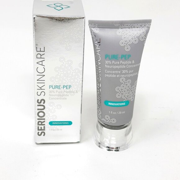 Serious Skincare Pure Pep NEUROPEPTIDE CONCENTRATE 1 oz NEW - Picture 1 of 5